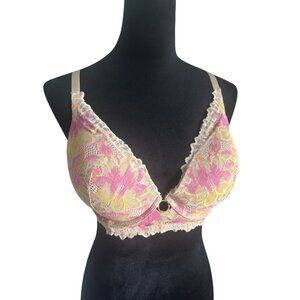 Aerie Full Coverage Bra Lace Lined Underwire Womens 38C Reel Good Padded NWT